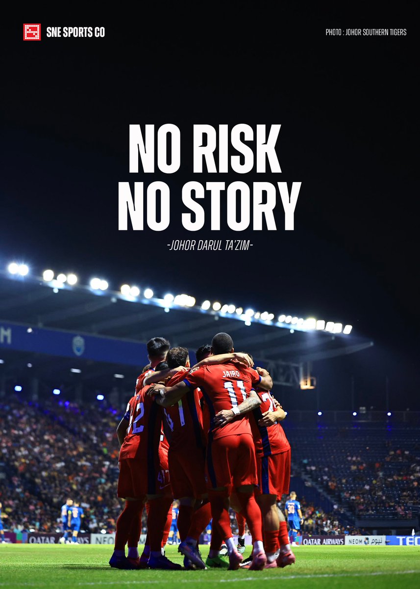 SNE_Sports's tweet image. "Thank you, Johor Darul Ta’zim" See you again next season!

Read on &amp;gt;&amp;gt;&amp;gt; shorturl.asia/M6Qvu

📷 : JST
🖊 : Emmer Farid/SNE Sports

#ACLElite #JDT
#SNESports