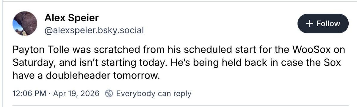 Payton Tolle Enthusiast tweet media