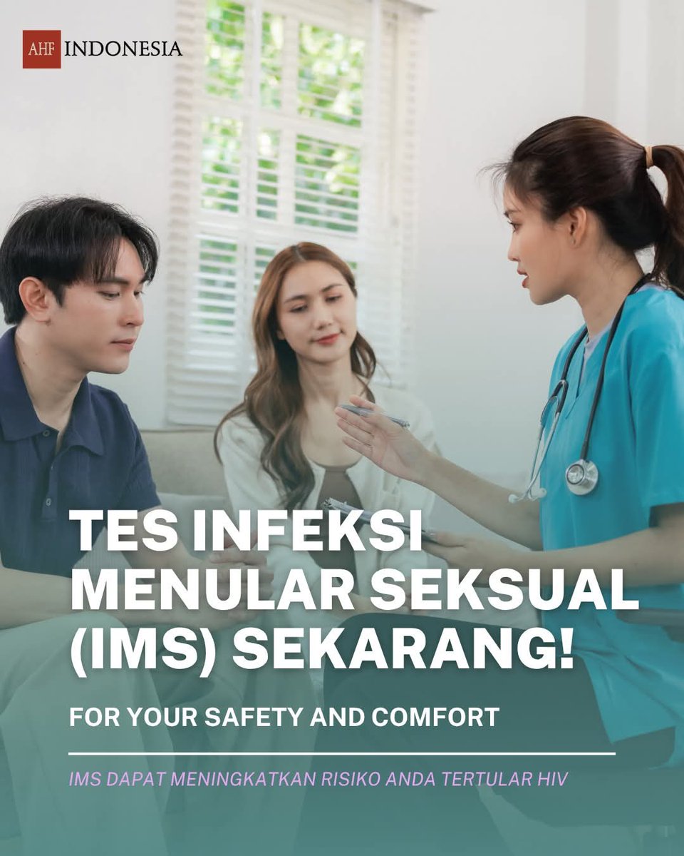 muhsahrul401's tweet photo. Menjaga kesehatan seksual ialah bentuk kepedulian pada diri sendiri dan pasangan. Jangan menunggu gejala muncul. Lakukan tes IMS secara rutin untuk hidup yg lebih sehat, aman, dan nyaman.
Info More:
☎Arul:085242526353
#freeteshiv #gaymakassar #makassargay #gowagay #safetysafe https://t.co/A3C293C4wq