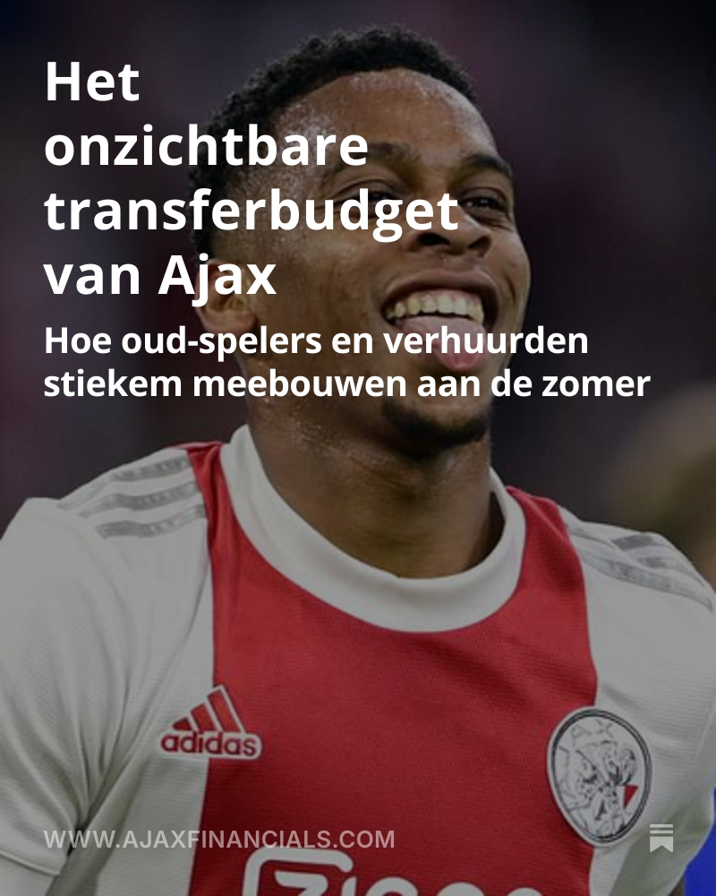 j_berden's tweet image. Elk jaar kunnen enkele miljoenen binnenstromen van (oud-)Ajacieden die buiten Amsterdam actief zijn via doorverkoop, solidariteit en koopopties.

Niet in eigen hand, maar de financiële mensen bij #Ajax kijken met een schuin oog naar de Europese velden.

Wie, hoeveel en...

1/2