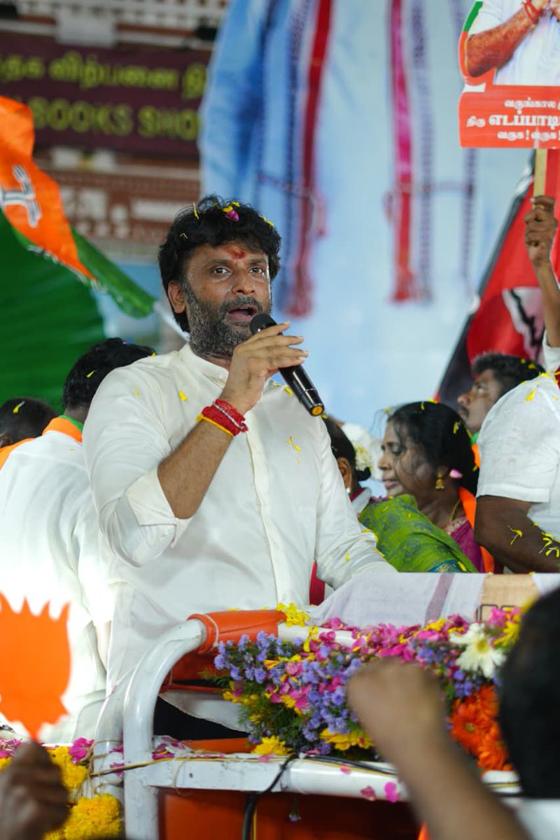 NewsAlgebraIND's tweet photo. Vinoj Selvam (@VinojBJP) continues party work despite not being given a ticket in the Tamil Nadu polls.

He has remained actively involved in key events, from PM Narendra Modi’s rally to HM Amit Shah’s roadshow.

Party sources describe him as a committed and efficient organiser. https://t.co/ETcMZpnPNM