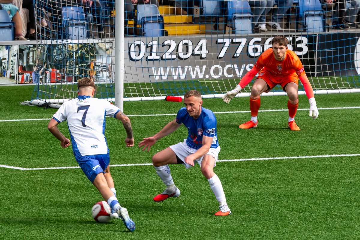 GomboczSteve's tweet image. First half goalmouth action from the game Bury v Witton Albion  on 18/4/26. Great work by the team. #BuryFC #PartOfIt @whitebluearmy @buryfcofficial #bfc140 #shakers