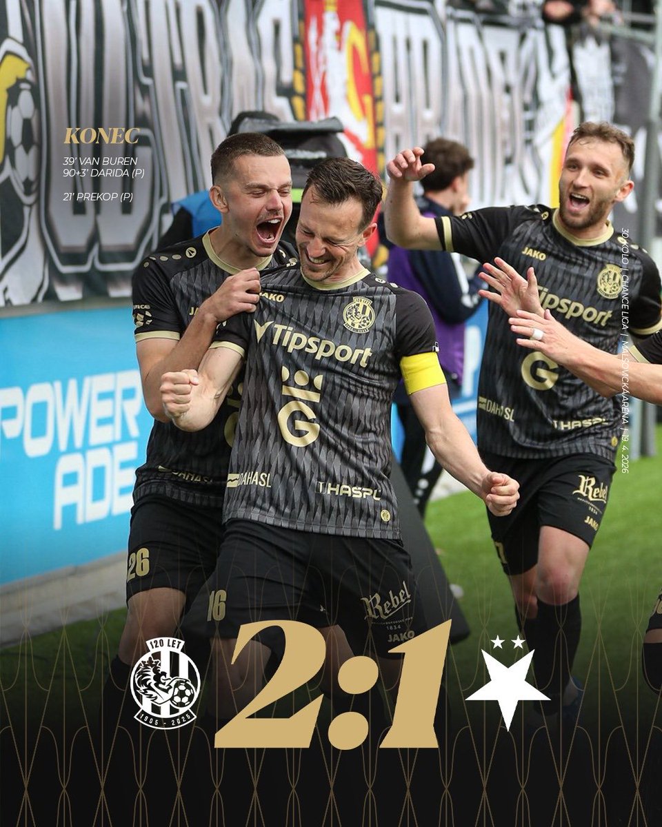 FCHradec's tweet photo. KONEC | Ukončujeme dlouhou slávistickou sérii neporazitelnosti a díky vítězství se výrazně přibližujeme skupině o titul🏆🤩 https://t.co/fYXiozL5Kw