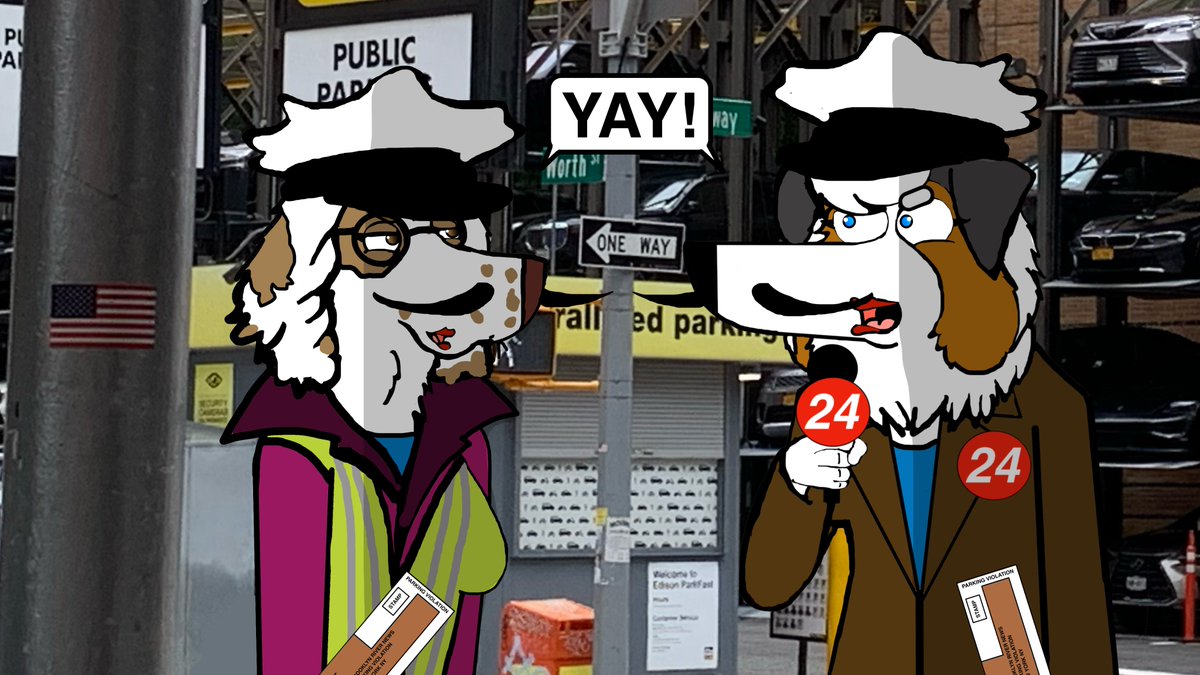 puffin_film's tweet photo. #brooklynrivernews #brooklyn_river_news #brooklyn #river #news #carol #becky #wander #female #dogs #parking #attendent #reporter #report #nyc #new #york #yorker #newyork #newyorker #city #new_york_city #animation #animated #series #cartoon #art #character #story https://t.co/gTZZcalYFa