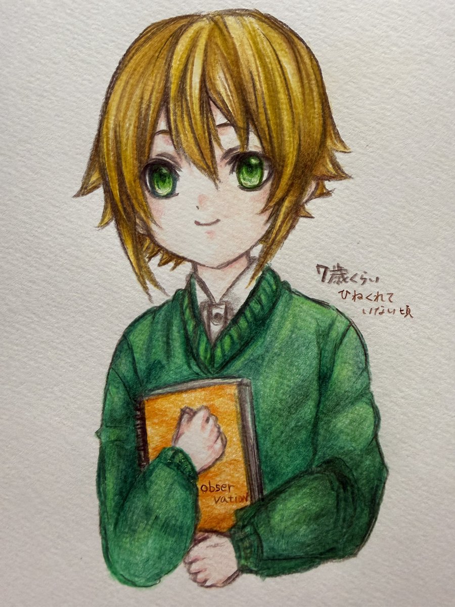 FairyCloch's tweet photo. 86エイティシックスという作品をアニメで見てすっかりはまってる。今日はセオの誕生日🎉ちょっと暗い顔の絵になっちゃったから、ひねてなさそうな頃？のセオも想像して描いた。キャラ絵描くの久々すぎてやばい。
#エイティシックス
#セオト・リッカ生誕祭2026 https://t.co/uq4VbBjoy9