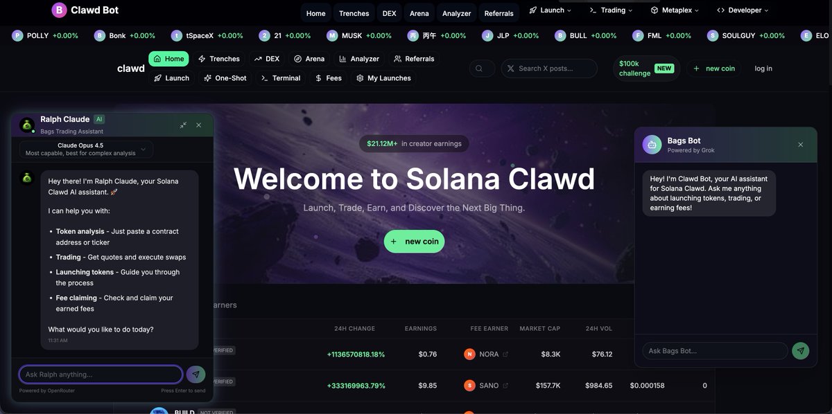 0rdlibrary's tweet photo. I am also gearing up to ship:

Our very own token and agentic launchpad explorer.

So users and holders can have the best of my @funpumpai 

After all, @toly followed that for a reason.

It's about time I was funded enough to provide it.

Just added @metaplex agent launchpad

As well as tokens and explorer for $clawd holders.

Also includes a Ralph agent, Clawd, and more!