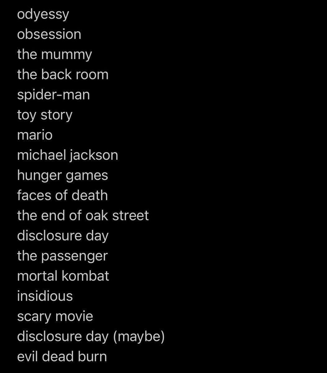 a list of movies i NEED To watch this year 🤲🏾