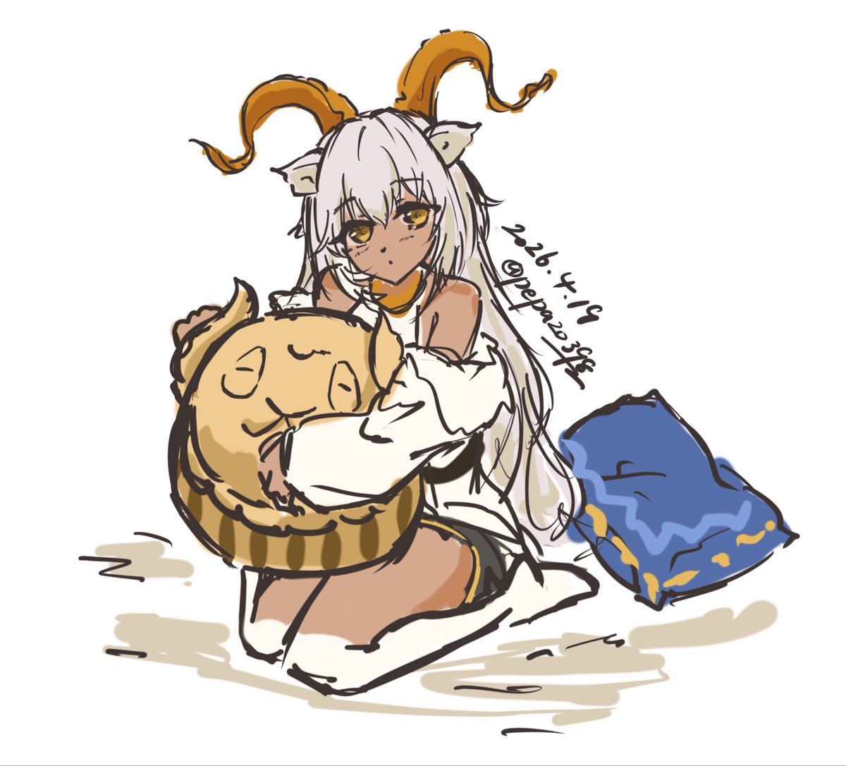 #アークナイツ版深夜の真剣お絵かき60分一本勝負 
ビーズワクスさん