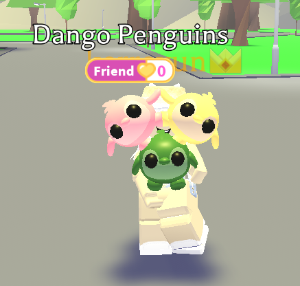 Adopt Me 
— Dango Penguins giveaway 🍡
   
rt + like + follow me    
comment done      

end tom     

Goodluck !!     
#vrygiveaways