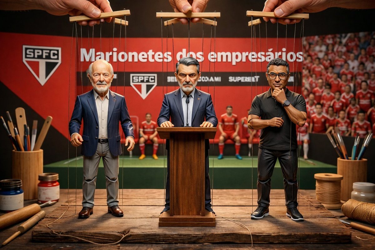 Marionetes de empresários. Esse é o SPFC.
