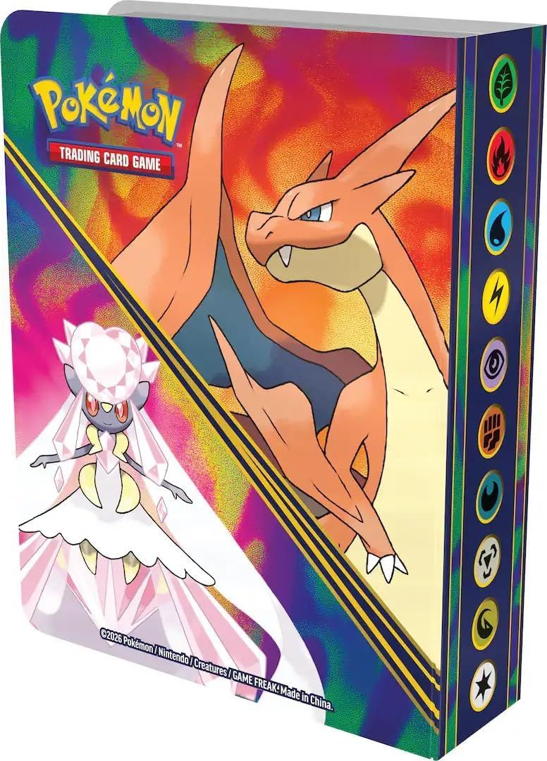 _Geotherma's tweet image. Amazon - Pokemon TCG: Q1 2026 Mini Portfolio 

$12.99 - amzn.to/3OLFaa2 Ad

#PokemonTCG #Gengar #Charizard