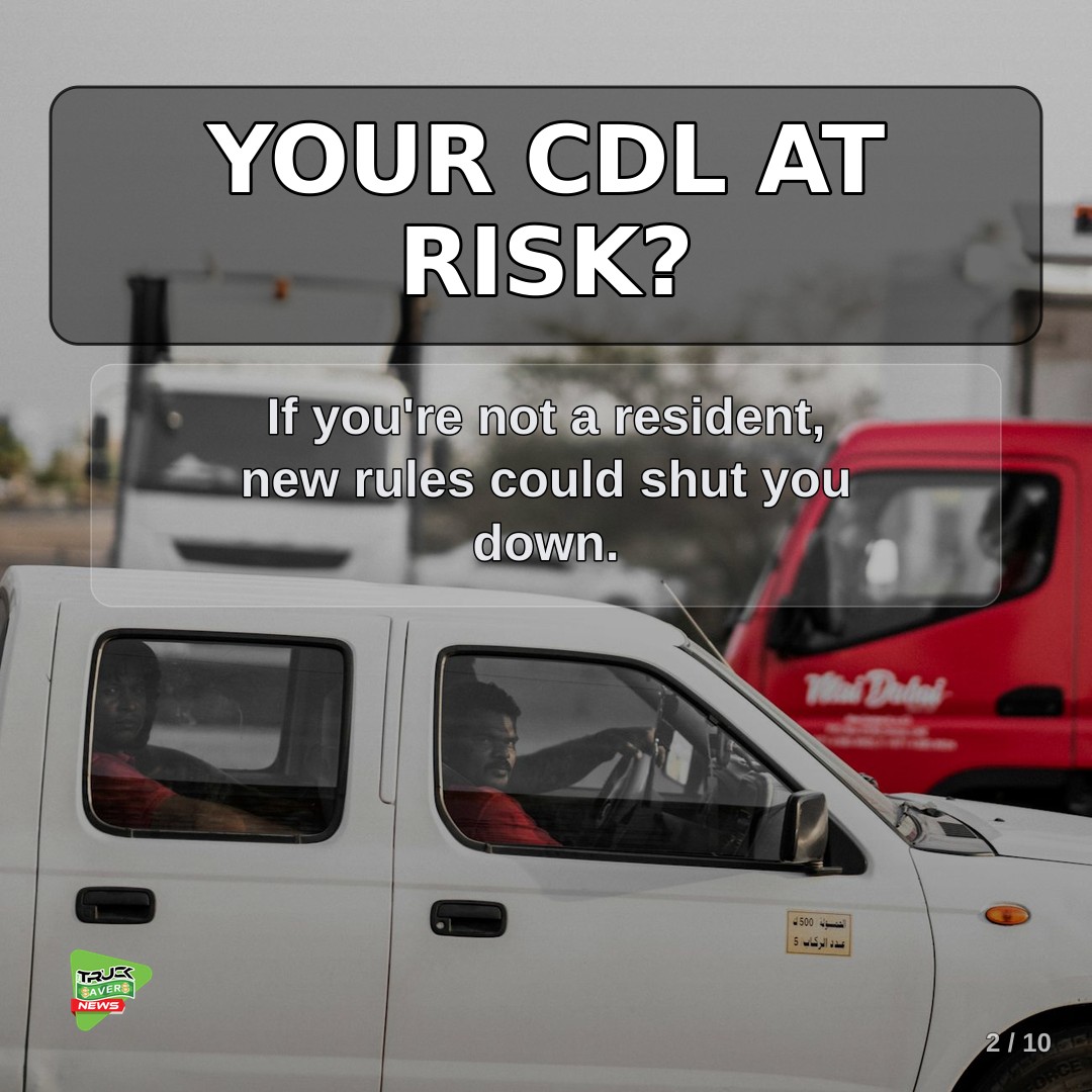 trucksaversnews's tweet image. CDL Crackdown Expands: New State Laws Impact Non-Domiciled Drivers &amp;amp; Legal Status

#CDL #regulations #compliance