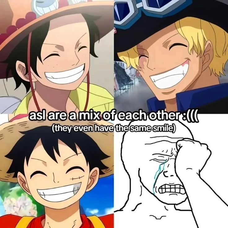 Oda really gave them the same smile just to break our hearts later 💔