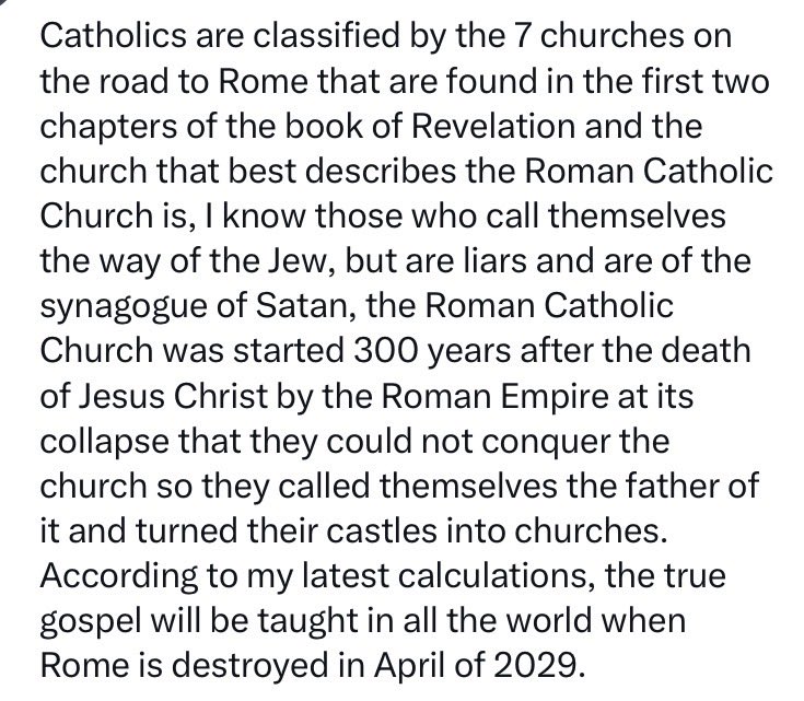 vanness_donald's tweet photo. @JoeDanMedia Peter was crucified upside down and burned the stake in the Roman Colosseum before spectators 300+ years before the Roman Catholic Church even existed. https://t.co/cJ8AQKeTUz