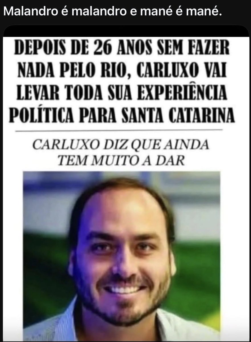 Enquanto o carlixo...
