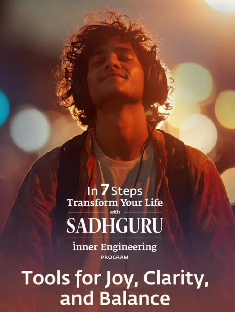 ElsaMessilaElsa's tweet image. By evolving our awareness, we will use every innovation with wisdom and love.
The future will not escape us: we will guide it with awareness.
#SaduguruQuotes
sadhguru.org/IE
#InnerEngineering