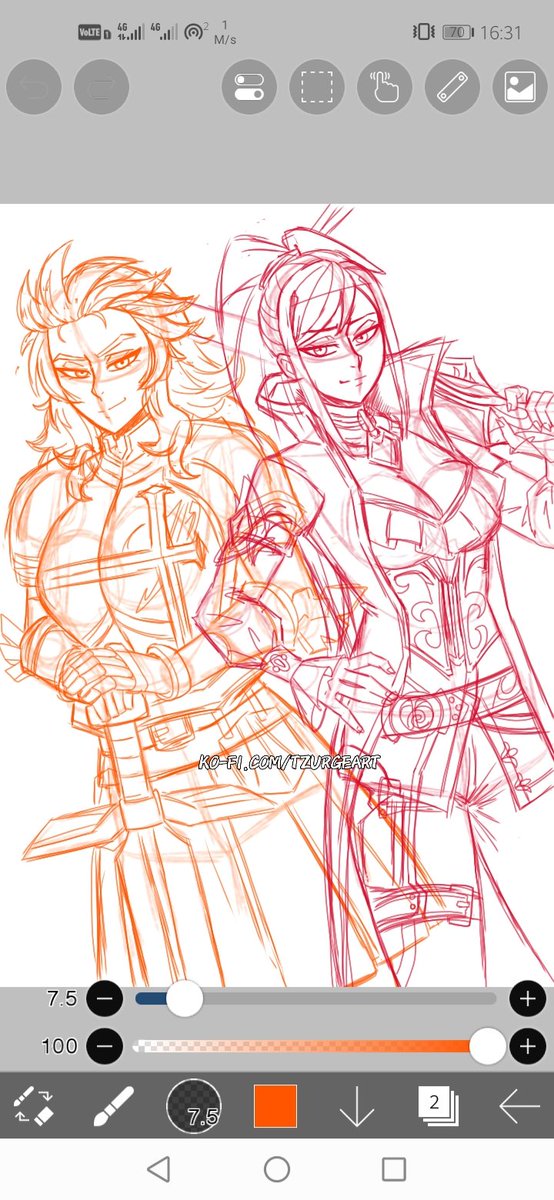 TzurgeArt's tweet image. Update!

Finished the sketch!

#crossoverart #wipart #elsabloodstone #MarvelRivals #erzascarlett #fairytail