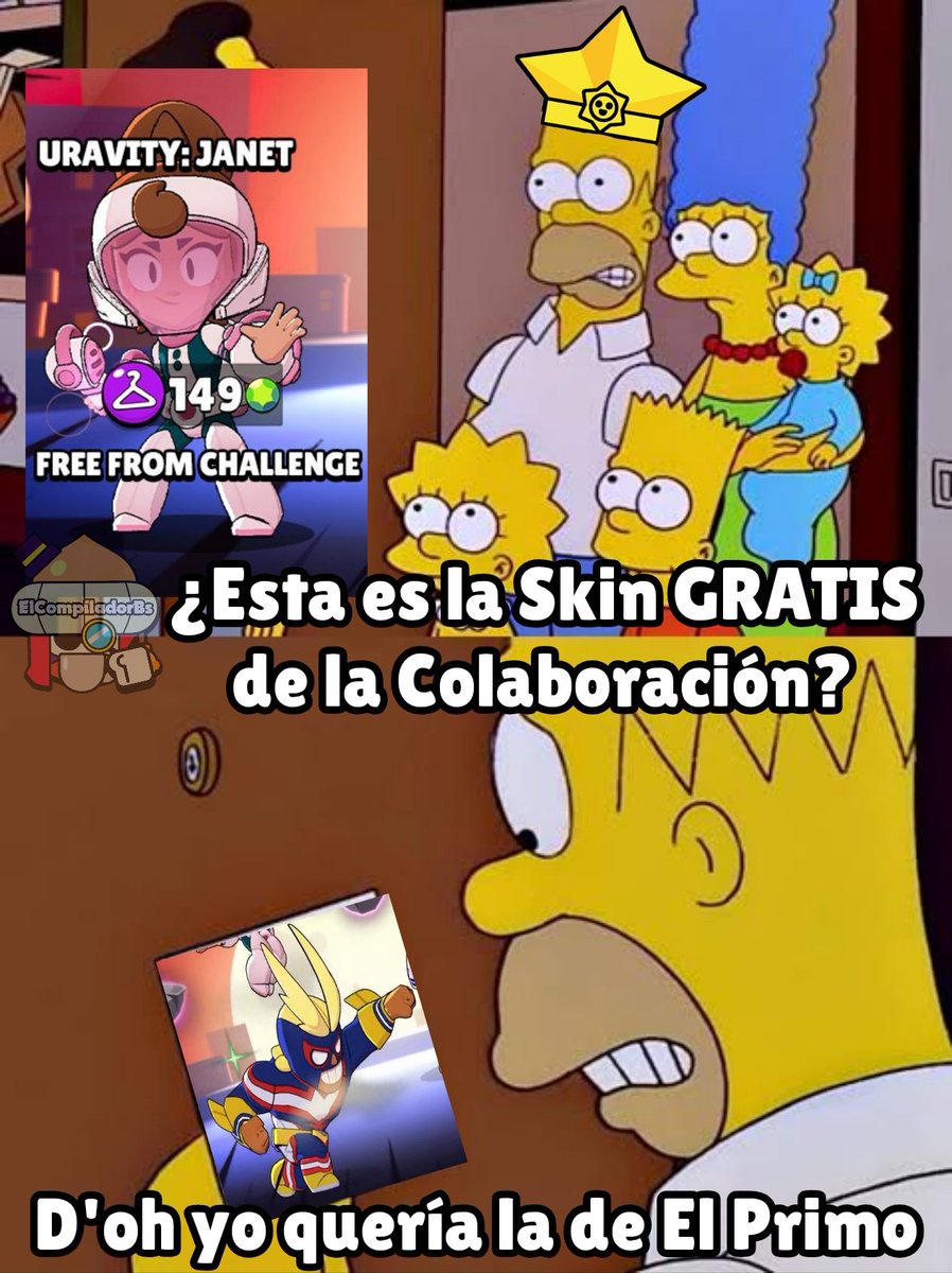 Cómo que "esa" va a ser Gratis? 😭
Al menos no fue la de Gus 💀

#BrawlStars