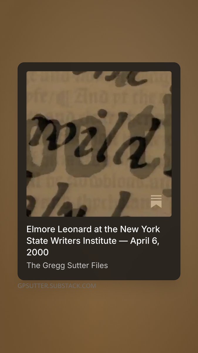 Elmore Leonard tweet media