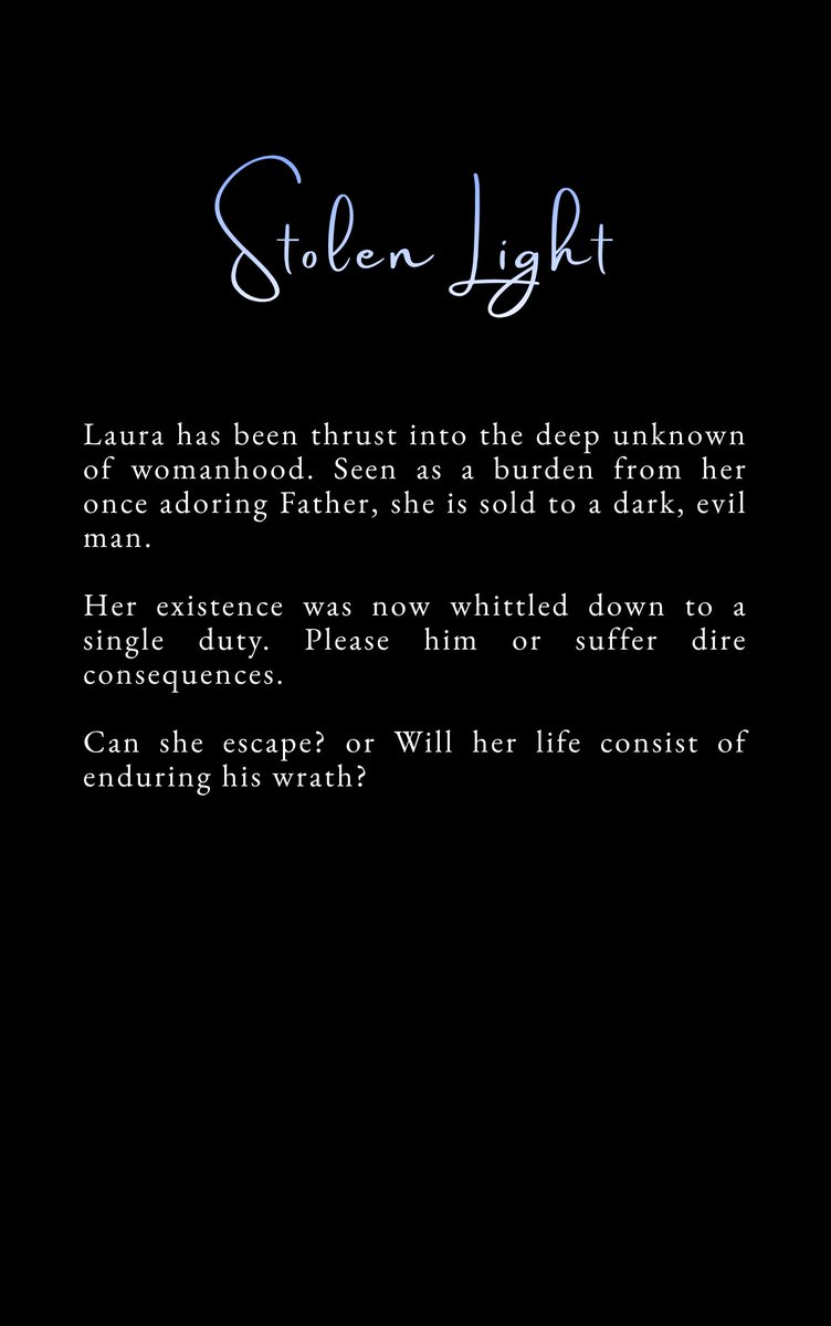 MazAngel_MaraJ's tweet image. STOLEN LIGHT - Book One of Unveiling the Dark Series Available as Paperback:
lulu.com/shop/mazangel/…

#BookTwitter #Readers #BookLovers #ReadersCommunity #Fantasy #paperback