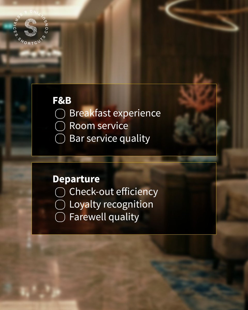 SaShortcut91081's tweet photo. Hotels don’t compete on room size anymore—But on how guests feel 🏨

A standard in a manual means nothing if it’s not lived.

Real standards are tested, measured, and consistent across every touchpoint.

Ready to see what they really feel? 💡

#MysteryShopping #CustomerExperience https://t.co/AmWgmzYIgd
