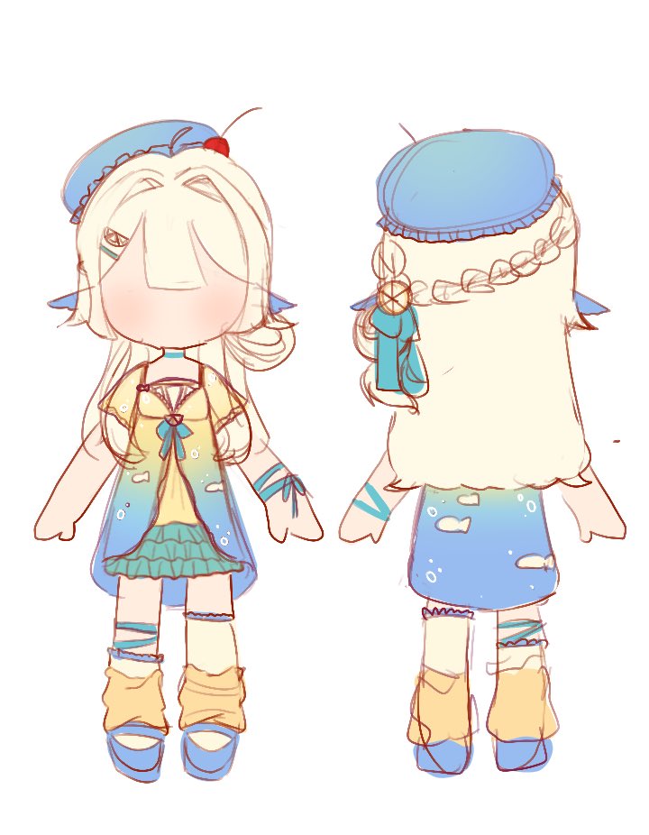 seraphaee's tweet photo. @niupao @himechui Aaaaaa ty for the giveaway!! I’ll have an updated ref soon if needed 💛💙 https://t.co/auFRQHlZOD