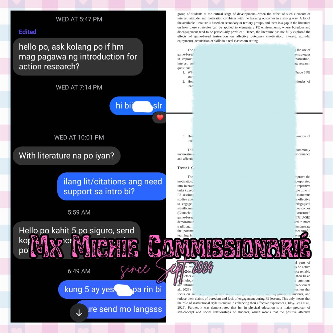 Mich_Acads's tweet image. #mich_acads ᡣ𐭩 •｡ꪆৎ ˚⋅🍒 

↴⤹ 𝓽𝓪𝓼𝓴: research introduction 
  ↴⤹ 𝒸𝓁𝒾𝑒𝓃𝓉 𝒻𝓇𝑜𝓂: Facebook (new client)
✔️ AI Detection: 0% 
✨ 𝘼𝙐𝙏𝙃𝙀𝙉𝙏𝙄𝘾𝙄𝙏𝙔 &amp;amp; 𝘾𝙍𝙀𝘿𝙄𝘽𝙄𝙇𝙄𝙏𝙔 

#commstwt #commsopen #commsX