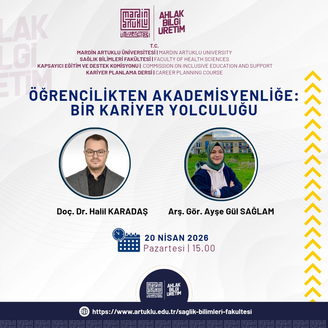 MAÜ SAĞLIK BİLİMLERİ FAKÜLTESİ tweet media