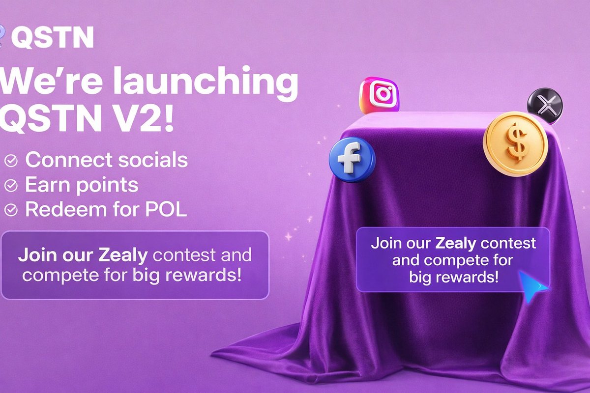 qstnus's tweet image. 🚀 Day 3 of @zealy_io Round 22 🚀

Still not in QSTN V2? You’re already behind 👀 

Rules: 
1️⃣Connect your socials
2️⃣ Earn points + invite users
3️⃣ Climb the leaderboard

💰 Top 10 referrals split $100 in $SOL

Start now: data-earn.qstn.us

#Web3 #GameFi #NFT