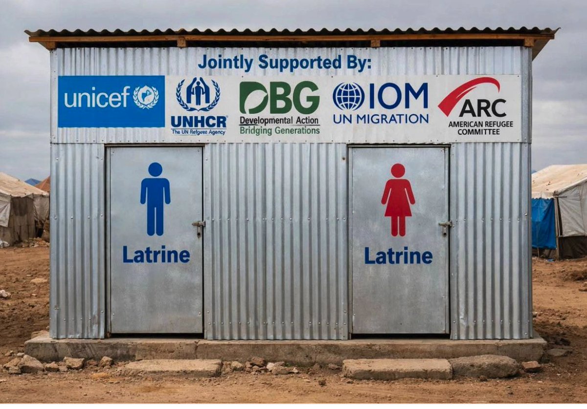RococoPR's tweet photo. Basic Latrine. Something that a worker on basic pay in Kenya can pulls through. Corrugated iron sheets. Heeey @good folks. Who manages your PR, for real? https://t.co/M2GcYWcgRE