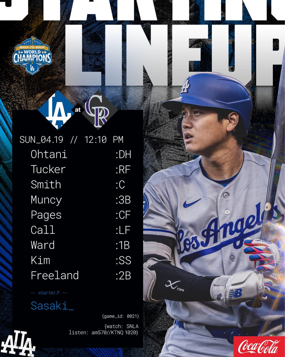 [LIVE](MLB)LAD@COL G3世界の大谷行伍格醫藍隋千 - 棒球 - PTT.BEST 批踢踢爆文