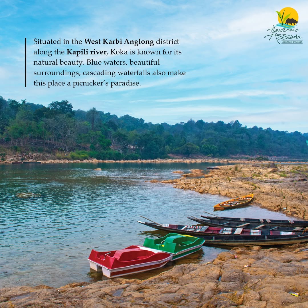 aweassam's tweet image. Koka is a dream destination for nature entusiasts. From cascading waterfalls to blue waters you will get everything that a nature lover dreams of.

#AwesomeAssam 
#Koka 
#KarbiAnglong 
#NatureLovers 
#ExploreAssam