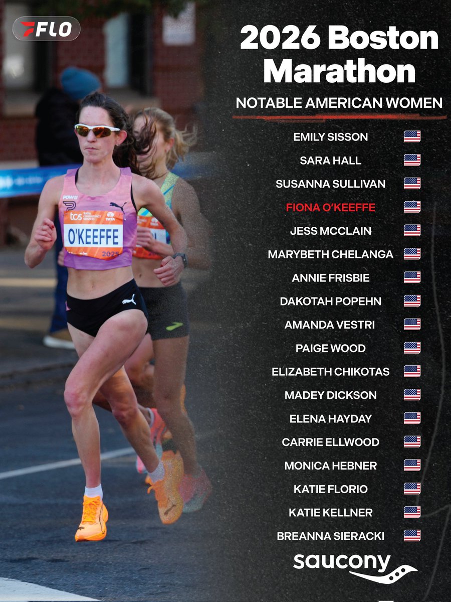 FloTrack's tweet image. Hope you're taking off tomorrow 😮👀

The American women's field at the Boston Marathon is arguably one of the best in history. Who do you have taking top American honors? 🇺🇸

#BostonMarathon coverage presented by @saucony