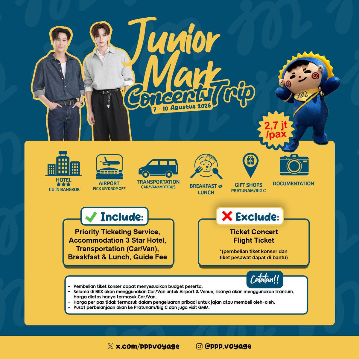 PPP Voyage | Open Trip JuniorMark📌 tweet media