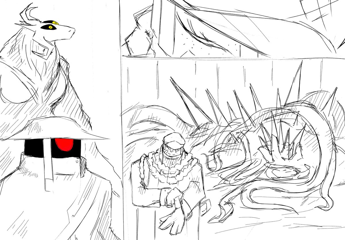 CaptainDahut's tweet photo. As more of the smoke cleared, the General stood unharmed as well, and with a swift motion of her magic, struck the final blow towards the Beast, before turning back towards you. 
(Continued in Alt)
There is nothing left for you to do. https://t.co/Rcnyf8pqns