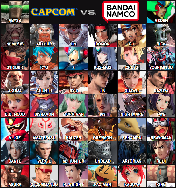 RedAxem's tweet photo. Would rather have Sega vs Capcom or Square vs Capcom or Konami vs Capcom or Namco vs Capcom game? https://t.co/5sqoNx7Rky