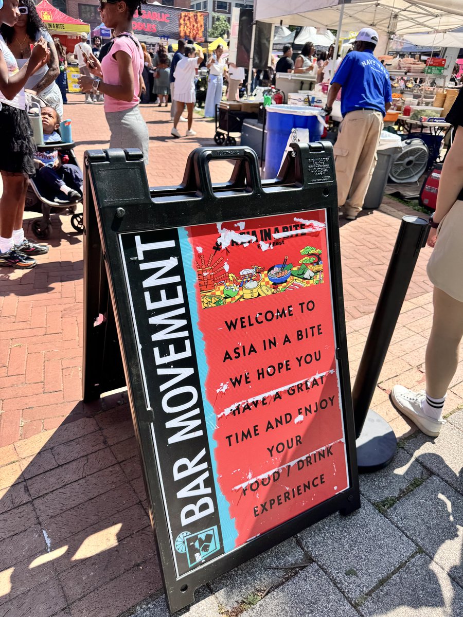 chefilicios's tweet photo. Checked out the Asian Food Festival “Asia in a Bite” yday that’s taking over Navy Yard’s Tingey Plaza this summer on select weekends until October. FREE entry and just my kind of event 🤩
Happening today as well since it’s rain or shine from 11am-7pm but next one is on 5/23-5/24! https://t.co/P4SRF6bKfB