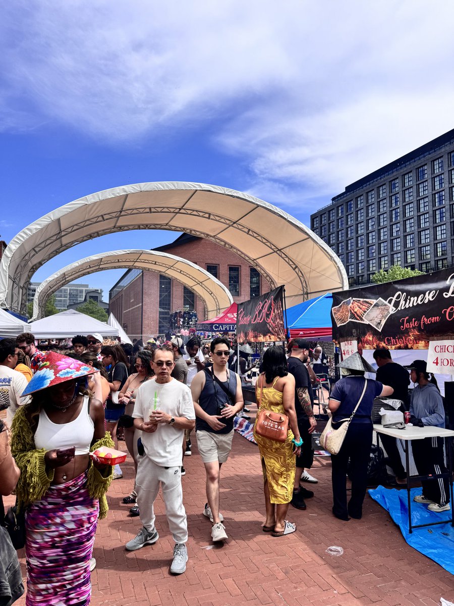 chefilicios's tweet photo. Checked out the Asian Food Festival “Asia in a Bite” yday that’s taking over Navy Yard’s Tingey Plaza this summer on select weekends until October. FREE entry and just my kind of event 🤩
Happening today as well since it’s rain or shine from 11am-7pm but next one is on 5/23-5/24! https://t.co/P4SRF6bKfB