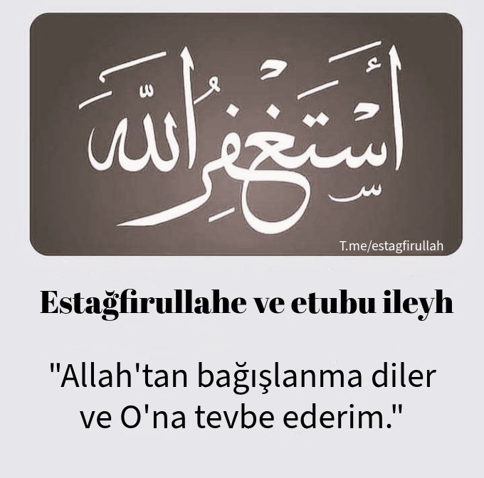 “Kim istiğfar etmeye devam ederse; Allah ona her darlıktan bir çıkış, her sıkıntıdan bir Kurtuluş ve ummadığı yerden ona bir rızık nasip eder.”

(Hz. Muhammed s.a.v)