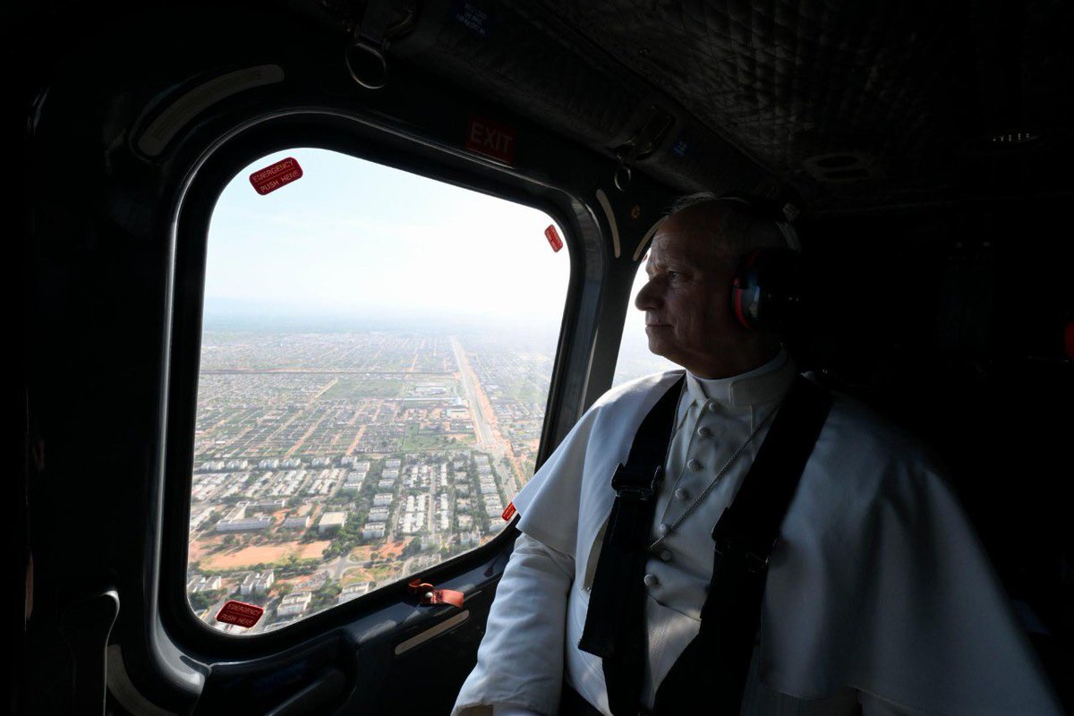 vaticannews_pt's tweet image. #PapaLeãoXIV rumo ao Santuário mariano da Muxima, #Angola