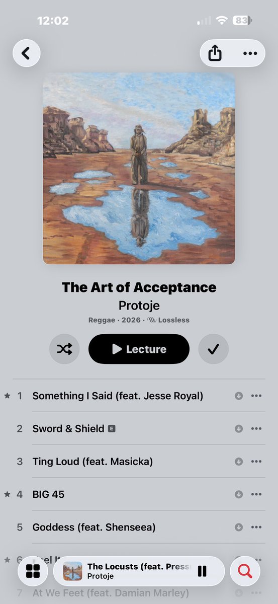 petitclairpeter's tweet photo. Nuff man a sleep pon real sound… but memba mi tell yuh, go pree The Art of Acceptance by Protoje. Album clean, no skip, pure vibes from start to finish. 🔥🎶 https://t.co/C12UvVJPVt