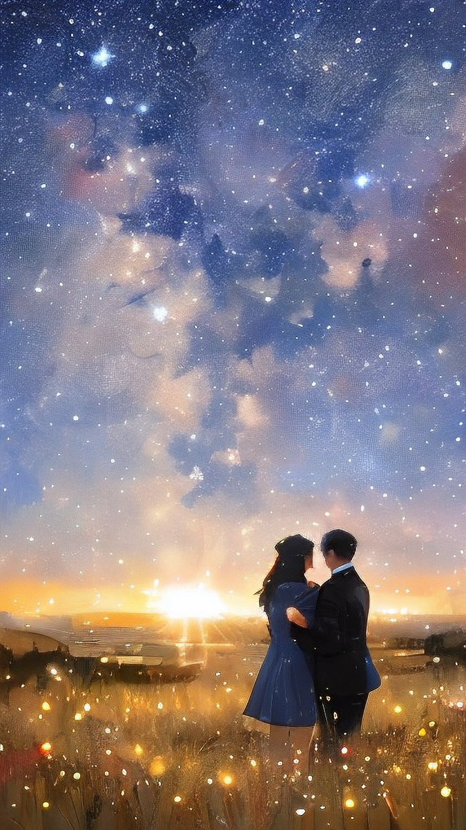 Ozan41400's tweet image. "Across miles, same stars shine—your day’s bright, my heart’s fine.  #DistanceNoMatch #HeartToHeart"