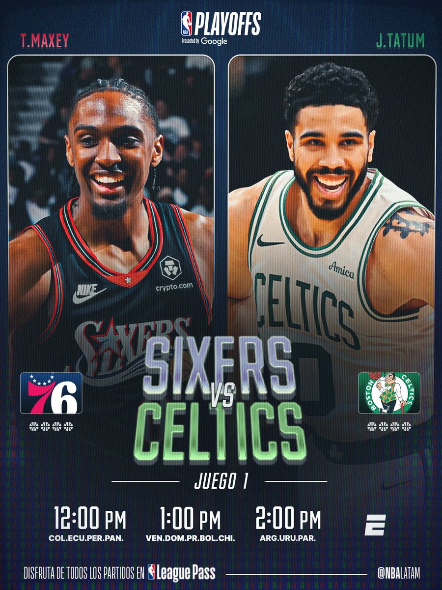 NBALatam's tweet image. Jornada 2 de los #NBAPlayoffs 🍿

¡No te los pierdas!