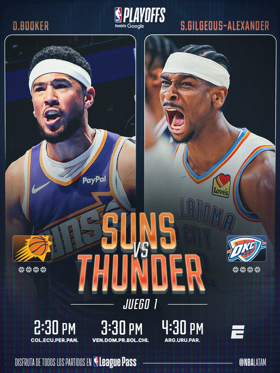 NBALatam's tweet image. Jornada 2 de los #NBAPlayoffs 🍿

¡No te los pierdas!