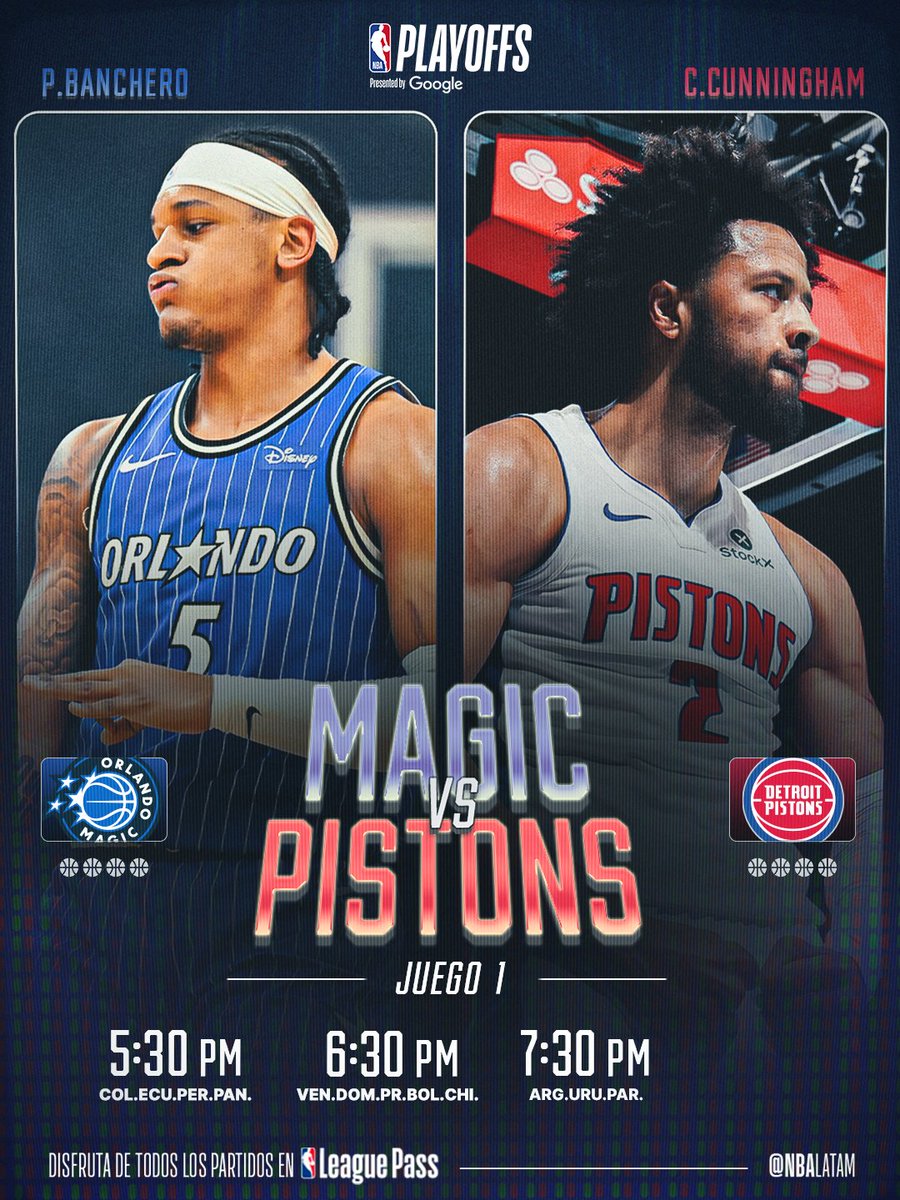 NBALatam's tweet image. Jornada 2 de los #NBAPlayoffs 🍿

¡No te los pierdas!