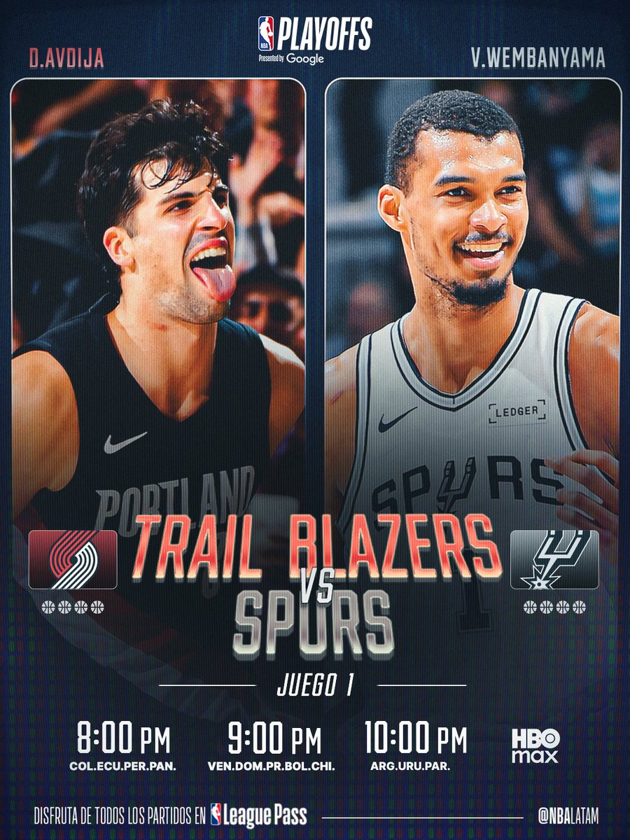 NBALatam's tweet image. Jornada 2 de los #NBAPlayoffs 🍿

¡No te los pierdas!