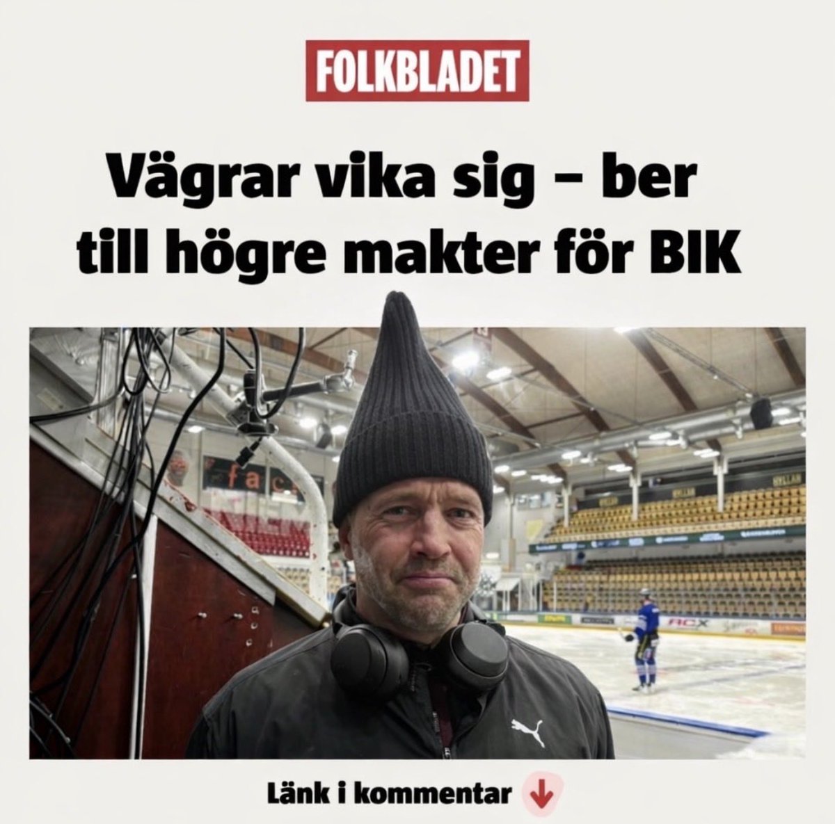 GGAVasterbotten's tweet photo. Tornberg kämpar vidare! 🙏🙏
#Björklöven https://t.co/uzU0WjTuhx