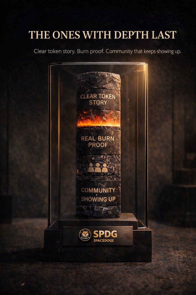 There’s a difference between a meme coin that trends for a moment…

…and one that actually builds a foundation.

$SPDG works best when it leans into that foundation:

Clear token story.  
Real burn proof.  
A community that keeps showing up.

Hype fades.  
Structure lasts.

The