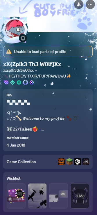studio_vesper's tweet photo. I FUCKING HATE X, but i hate @discord_support MORE right now.

i fell for the "download my 2-d game" hack, and my account has been hacked ever since. for over 30 days my account has been violated by some random person with almost 10years of info on it. (Before + After) (1) https://t.co/XkZk6R0UUE