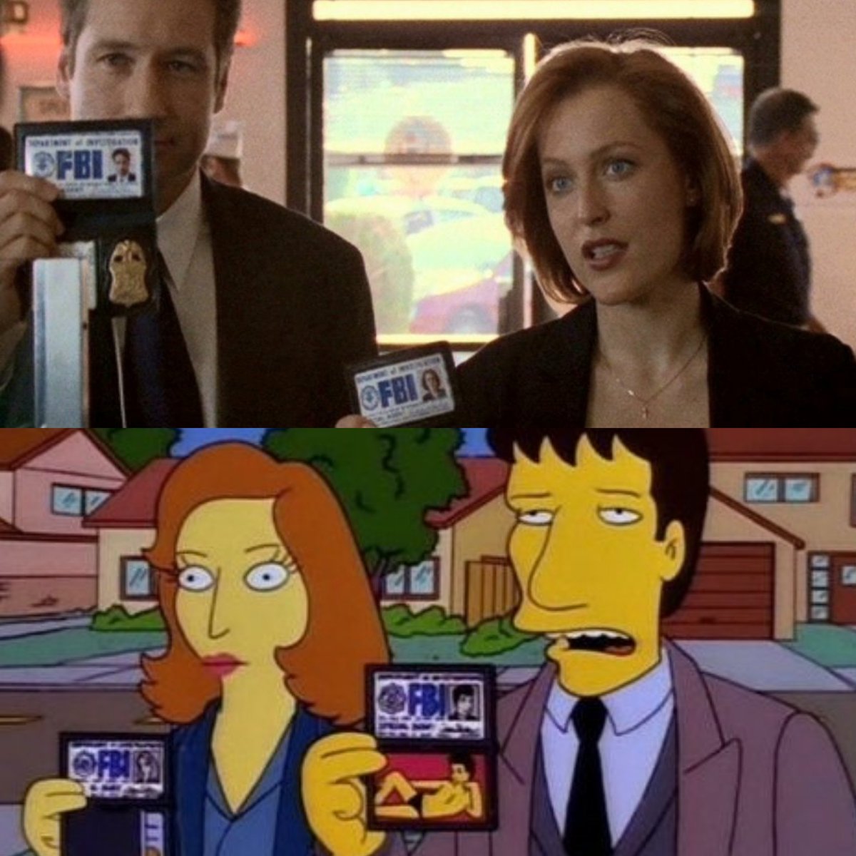 The X-Files / David and Gillian tweet media